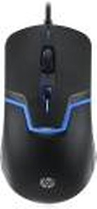 HP M100 Wired Optical Gaming Mouse  (USB 2.0, Black) price in India.