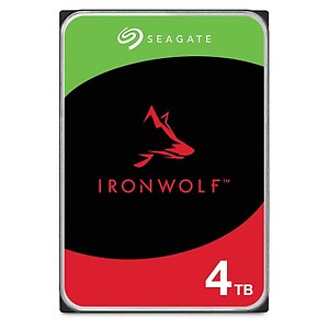 Seagate IronWolf 4TB NAS Internal Hard Drive HDD ?? CMR 3.5 Inch SATA 6Gb/s 5400 RPM 256MB Cache for RAID Network Attached Storage with 3-Years Data Recovery Services (ST4000VN006) price in India.