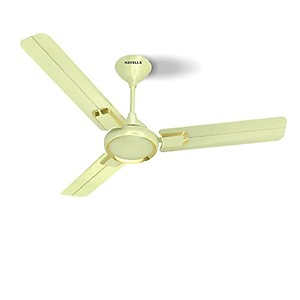 Havells Glaze 1200mm Decorative Finish Ceiling Fan (Pearl Ivory Gold) price in India.