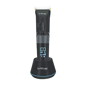 Groomiist GT-32 Corded & Cordless Beard Trimmer for Men | 120 Mins Run Time with Quick Charge | LED Display Charging & Battery | In Box Adapter, Charging Base, Oil, Brush | 2 Years Warranty price in India.
