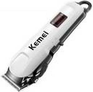 Kemei KM-809A Trimmer 120 min Runtime 4 Length Settings(White) price in India.