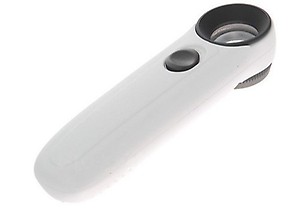 High Power 40x Lighted Magnifying Glass Hand Held Magnifier price in India.