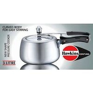 Hawkins Stainless Steel Contura Induction Compatible Inner Lid Pressure Cooker, 2 Litre, Silver (SSC20) price in India.