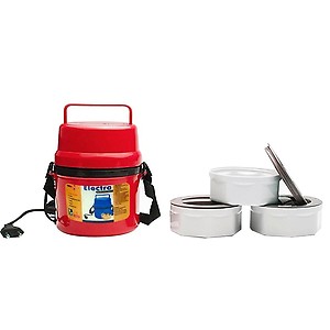DOVEAZ® Electric Microweavable Containers Hot Lunch Box, 3-Piece price in India.
