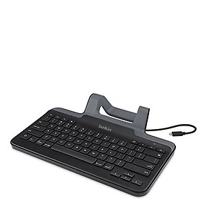 Belkin B2B130 Wired Tablet Keyboard with Stand and Lightning Connector for iPad price in India.