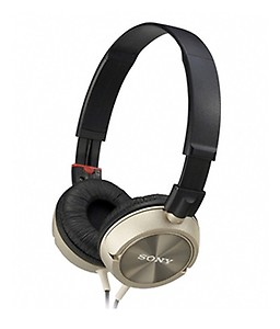 Sony Sound Monitoring Headphones (Gold) MDR-ZX300/N price in India.
