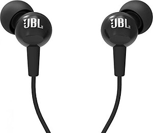 JBL C150SI with One Button Universal Remote Wired Headset  (Red, In the Ear) price in .