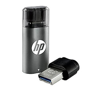 HP x5600B 32GB OTG Type B 3.2 USB Pen Drive (Grey & Black) price in India.