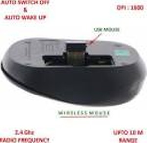 Quantum QHM271 Wireless Optical Mouse (2.4GHz Wireless, Black) price in India.