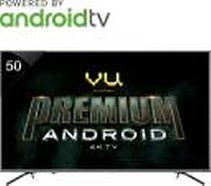 Vu 126 cm (50 Inches) Smart 4K Ultra HD Android LED TV 50-OA (Titanium Grey) price in India.