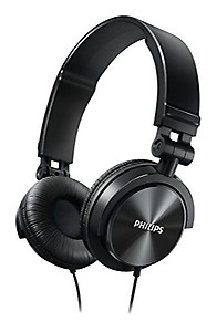 Philips DJ Clear And Powerful Bass Headphones-Black price in India.