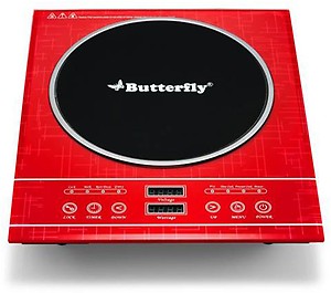 Butterfly Diamond Induction Cooktop  (Red, Touch Panel) price in India.