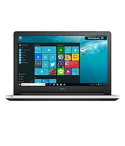 Dell Inspiron 5558 Notebook (5th Gen Core i3-5005U- 6GB RAM- 1TB HDD- 39.6 cm (15.6)- Windows 10 Home) (Silver) price in India.