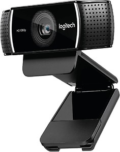 Logitech C922 Pro Stream Webcam 1080P Camera for HD Video Streaming Recording 720P At 60Fps - Black price in India.