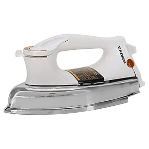 SNOWKRAFFTS 750W PLANCHA Heavy Weight Dry Iron with Advance Soleplate and Anti-Bacterial German Coating Technology, Ivory price in India.