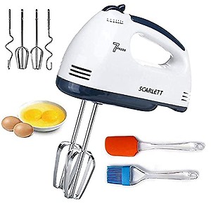 Portible 180 WATT Hand Blender for Kitchen Cake Mixing and Egg Beater with Free Oil Brush and Spatula Kitchen (Pack of 1). price in India.