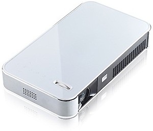 MERLIN 3D Projector Android 700 lm DLP Corded Portable Projector  (Silver) price in India.