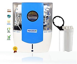 Remino RO Water Purifier with Bio Copper Filter Technology, 12 Liter Storage Tank with UV, UF, TDS Adjuster, Fully Automatic Function price in India.
