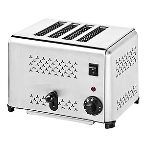 andrew james 6 & 4 Slice commercial pop toasters stainless steel (4 Slice) price in India.