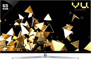 Vu 163cm (65 Inches) Ultra HD (4K) QLED Smart TV Quantum Pixelight 65HQ137 (Black) price in India.