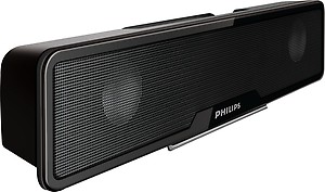 Philips SPA75/94 Portable Laptop Sound Bar Black price in India.