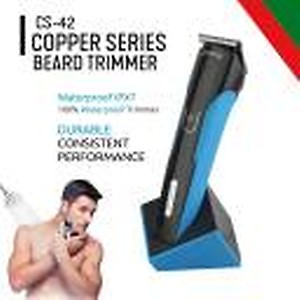 Groomiist IPX6 Waterproof Trimmer for Men 120 Mins Run Time with Quick Charge Corded & Cordless Beard with Rubber Coating on Body | In Box Trimmer, Adapter, Charging Base, Oil, Brush | 1 Year Warranty price in India.
