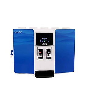 BePURE 4G Ph Hot And Cold Alkaline Water Purifier 9L RO+UV+UF+TDS Purification| ISI Mark | 8 Stage Water Purification|Works Up To 3000Ppm TDS| Room Temperature Water Tap At Side, Blue price in India.