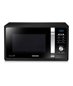 Samsung 23 Ltr MS23F301TAK/TL Solo Microwave Oven - Black price in India.
