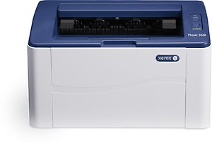 Xerox Ph 3020 Single Function Monochrome Laser Printer  (White, Toner Cartridge) price in India.