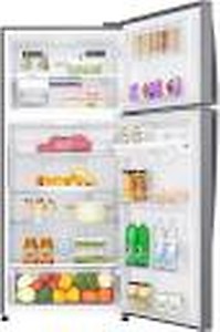 LG 516 L 3 Star Inverter Frost-Free Double Door Refrigerator (GN-H602HLHQ, Platinum silver, 2022 Model) price in India.