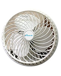 Enamic UK Cabin Fan Plastic Celling Fan 9 Inch, 225 MM with 1 Year Warranty 30% More Air High Speed Wall fan || 100% Copper Motor || Make in India || Q95 price in India.