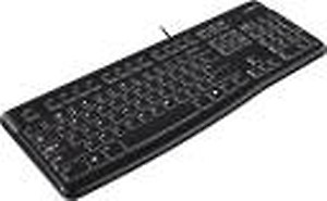 Logitech K120 NEW Full Size Ergonomic Gaming Desktop Wired Keyboard (EN/KR Layout)