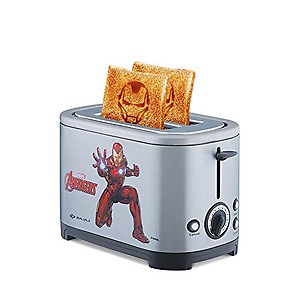 Bajaj Avengers 650W Pop-Up Toaster with Plate (Silver) price in .