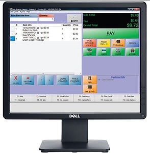 Dell 17 inch/43.2 cm, 1280 x 1024 Pixels LED Backlit Computer Monitor - HD, TN Panel with VGA, Display Ports - E1715S (Black) price in .