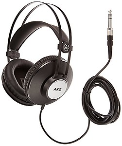 AKG K72 Closed Back Studio Headphones, Black, Pack of 1 price in India.