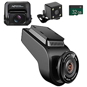 Everpert Spy Cameras T691C 4K 2160P+ Rear 1080P FHD Dash Cam Car DVR Rearview Camera+TF Card price in India.