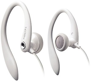Philips Flexible Earhook Headphones SHS3201/28 (White) (Replaces SHS3201/37) price in India.