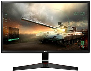LG - 24Mp59G, 24 Inch (60.96 Cm) Led 1920 x 1080 Pixels Gaming Monitor - 1Ms, 75Hz, AMD Freesync, Full Hd, IPS Panel with Vga, Hdmi, Display Port, Wide Angle (Black) price in India.