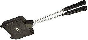 Anjali Aluminium Non-Stick Sandwich Toaster | Compatibility with Gas Stoves | Flame-Proof Design | Heat-Resistant Handle | Sandwich Toaster | Black DTP01 price in India.