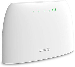 Tenda 4G03 4G LTE Wi-Fi Router, SIM Slot Unlocked, 300Mbps Cat4 Mobile Wi-Fi Router, Single_Band, No Configuration Required, Up to 32 Devices Connectivity, 2-Port Ethernet price in .