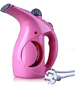 SHENKY Portable Handheld Garment Steamer Clothes Facial Steamer for Face and Nose at Home and in Travel (Pink,White) price in India.