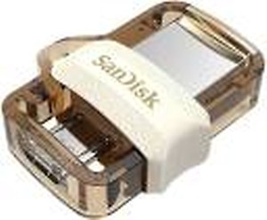 SanDisk SDDD3-032G-I35GW 32 GB OTG Drive  (Gold, Type A to Micro USB) price in India.
