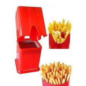 Luxafare Potato Chipser French Fries, Potato Finger Chips Cutter (Multi) price in India.
