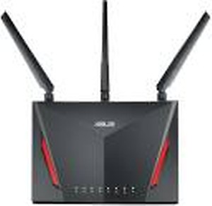 ASUS RT-AC86U 3000 Mbps Gaming Router(Black, Dual Band) price in India.