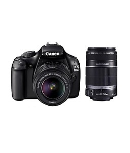 Canon EOS 1100D CAMERA WITH 18-55 IS II LENS 2YEAR CANON WARRANTY 8-GB CARD,CASE price in India.