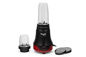 Home Plus Nutri Blend, 20000 RPM Mixer Grinder, 2 Unbreakable Jars,(Black and Red)ABS plastic, 500 Watts price in India.