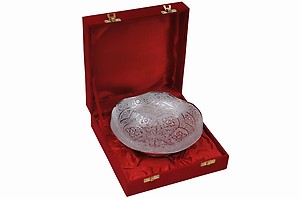 Rangsthali High-Class Silver Plated Designer Bowl Set With Spoon Set of 2 pcs price in India.