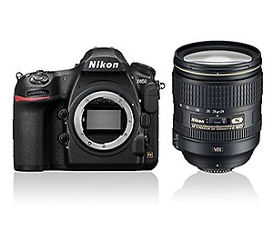 NIKON D850 DSLR Camera 24-120 mm VR Lens  (Black) price in .