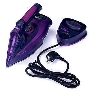 Verana 2400W Handheld Portable Electric Ceramic Soleplate Steam Iron for Clothes, Standard price in India.