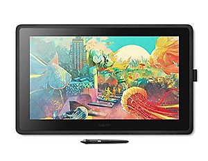 Wacom Cintiq 22 21.5 Inch/55.8 x54.6 cm Creative Pen Graphic Tablet | Vibrant 1920x1080 HD Display | Battery-free Pro Pen 2 | 8192 Levels Pressure|MacOS & PC Supported - Medium (DTK-2260/K0-CX), Black price in India.